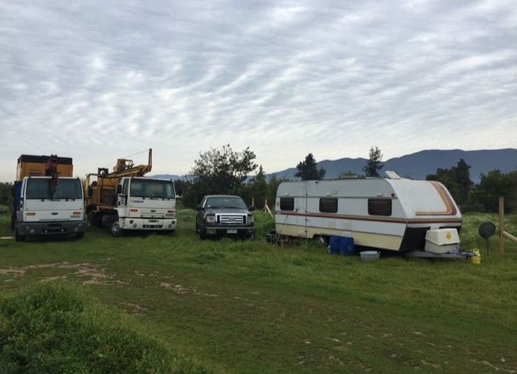 flota de maquinaria a disposición- Maquinaria para extracción de agua subterránea